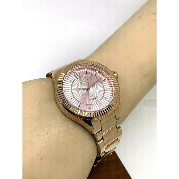 Invicta Womens Watch 28279 Angel Quartz Pink Dial Rose Gold Stainless St… - Picture 6 of 14